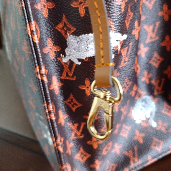 ❌ Sold ❌RARE Louis Vuitton City Steamer Cabas XXL Catogram limited edition - Picture 9 of 13